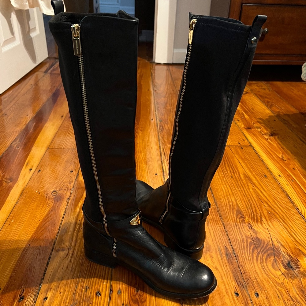 MICHAEL Michael Kors Leather Riding Boots